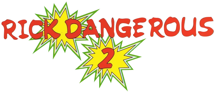 Rick Dangerous II logo for Commodore 64